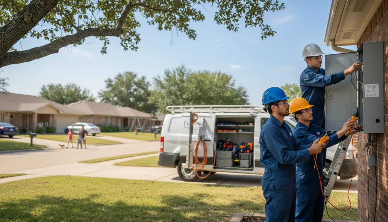 Certified electrician providing emergency electrical services in Eudora, AR